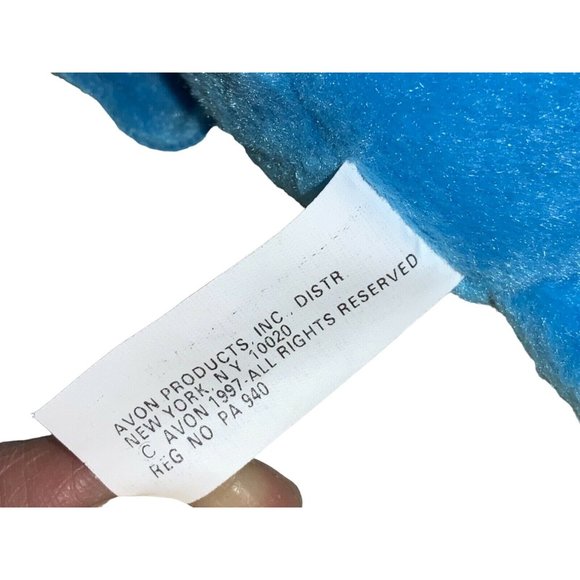 Avon Full O' Beans 1997 Jumbo the Elephant Bean Bag Stuffed Animal - Picture 7 of 9